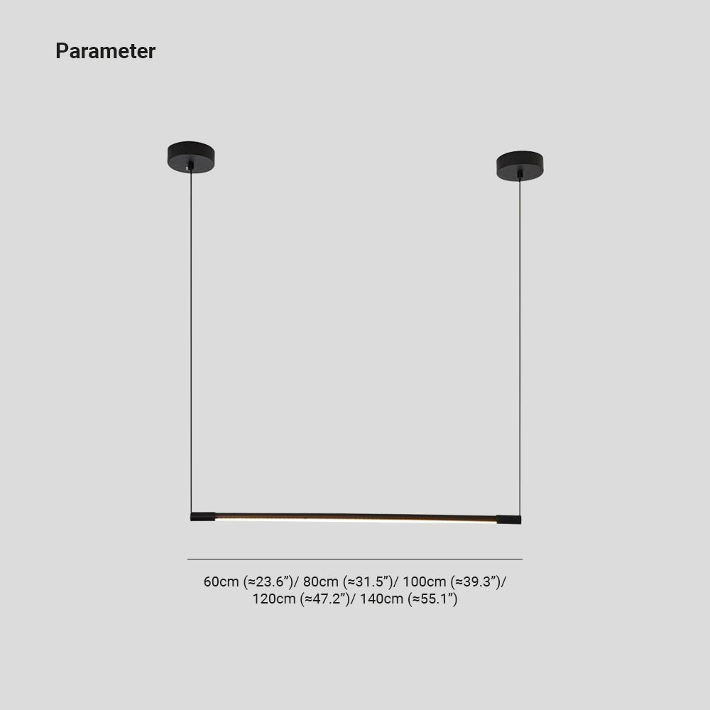 Elys Pendant Light Minimalist Linear Living Room Dining Room