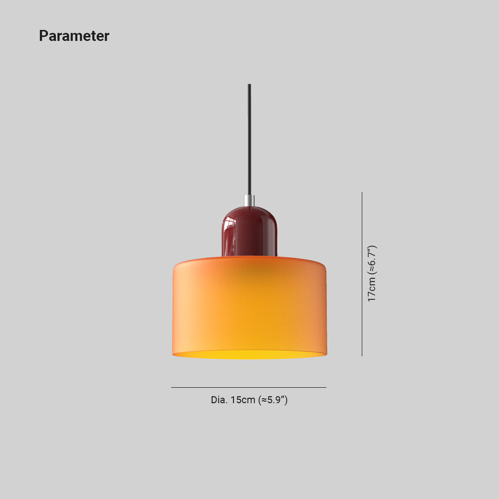 Halo Pendant Light Modern Glass For Kitchen Island Living Room