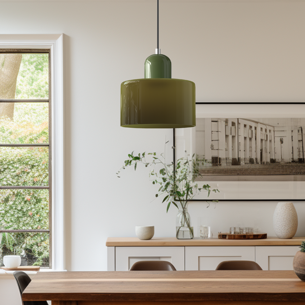 Halo Pendant Light Modern Glass For Kitchen Island Living Room