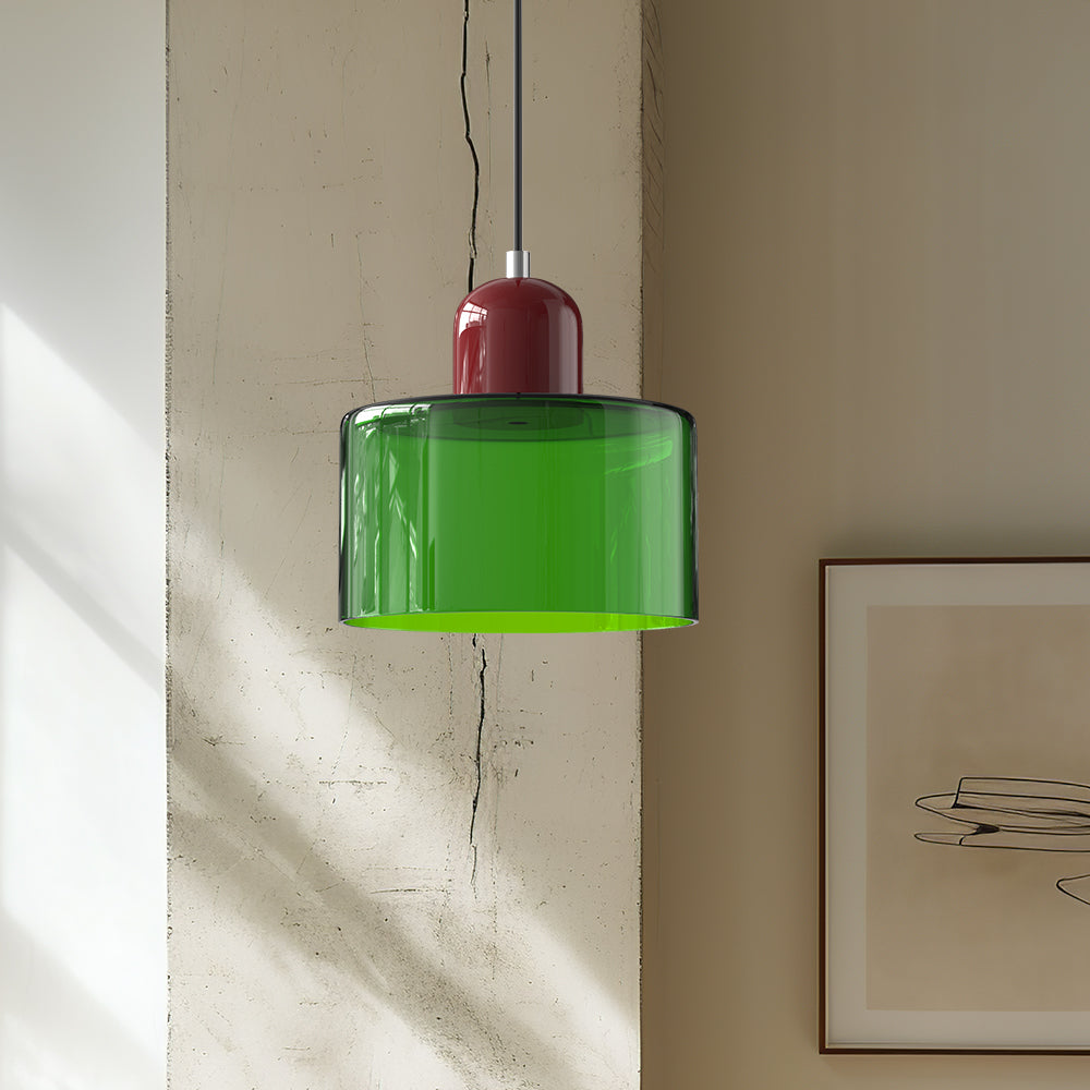 Halo Pendant Light Modern Glass For Kitchen Island Living Room