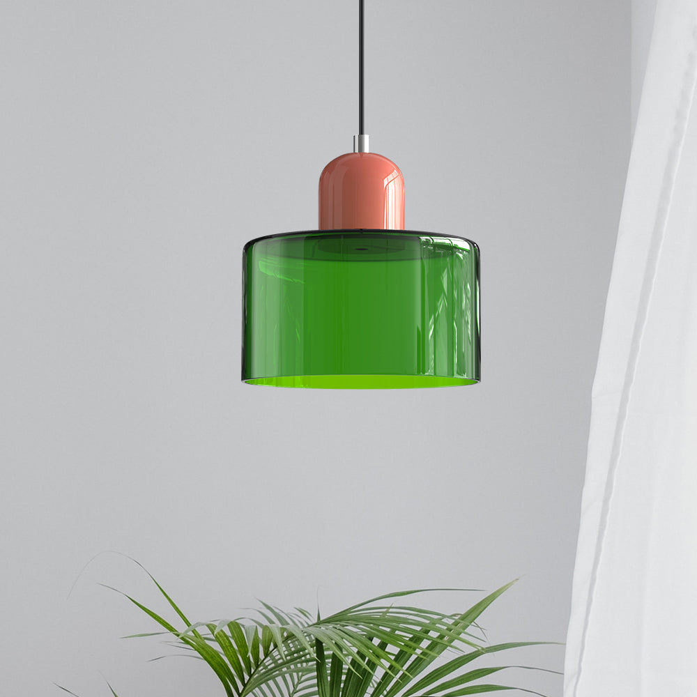 Halo Pendant Light Modern Glass For Kitchen Island Living Room