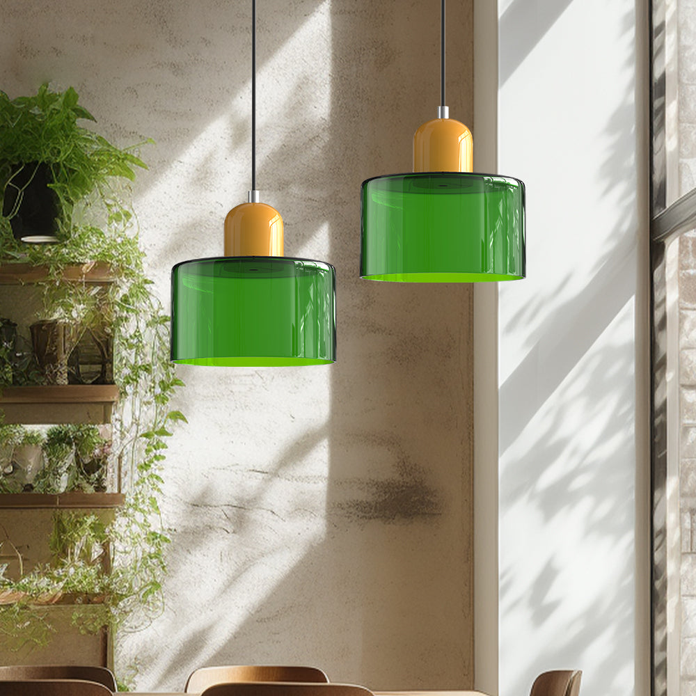 Halo Pendant Light Modern Glass For Kitchen Island Living Room