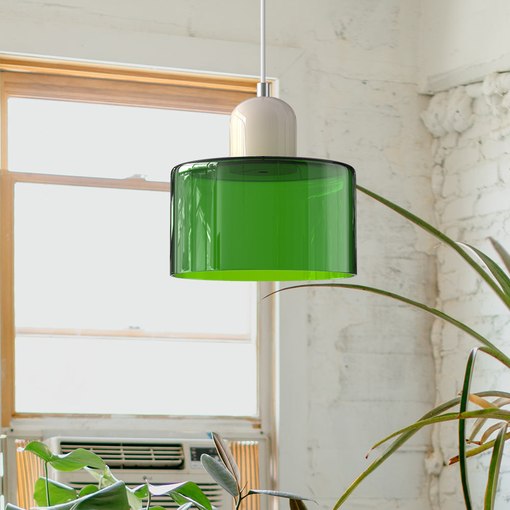 Halo Pendant Light Modern Glass For Kitchen Island Living Room