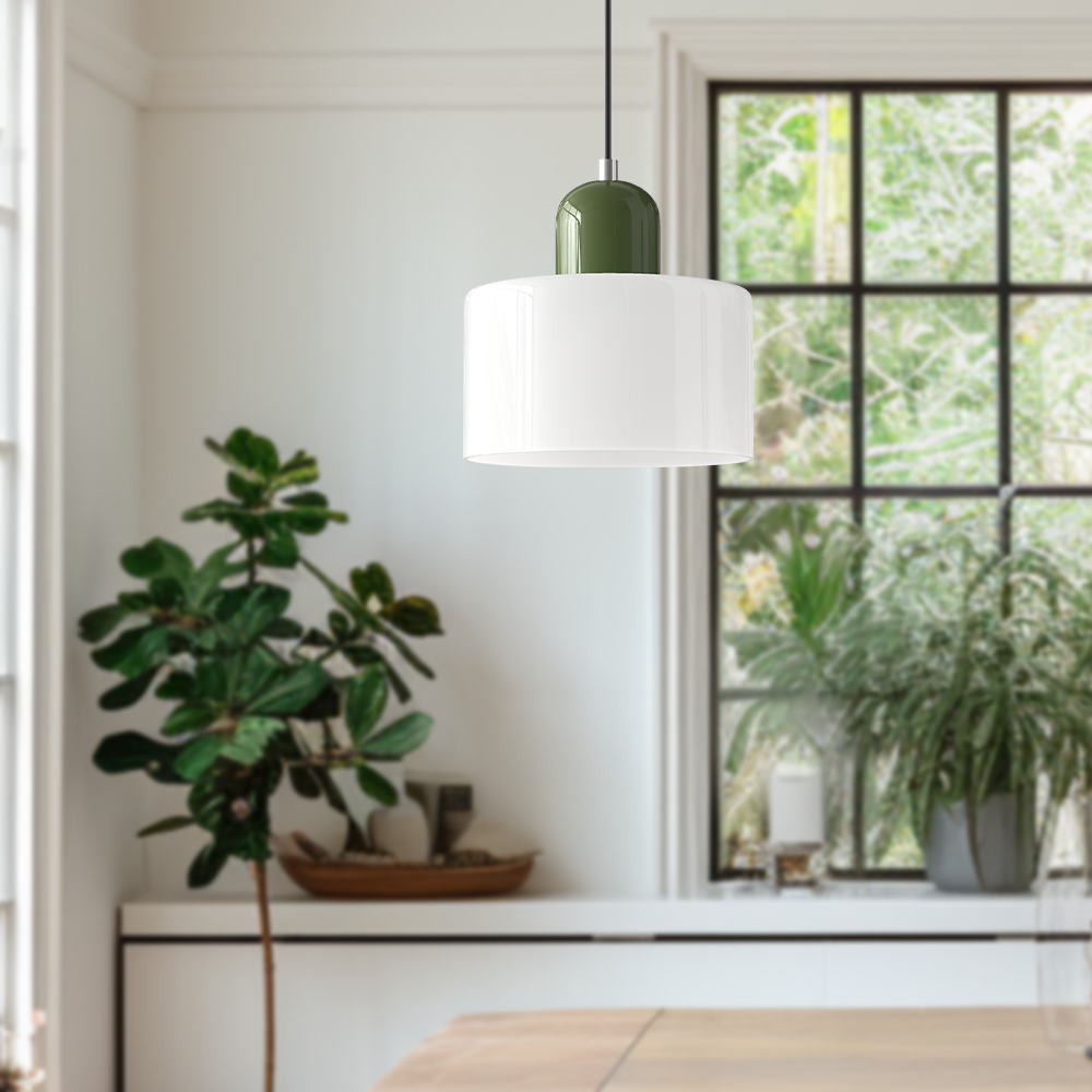 Halo Pendant Light Modern Glass For Kitchen Island Living Room