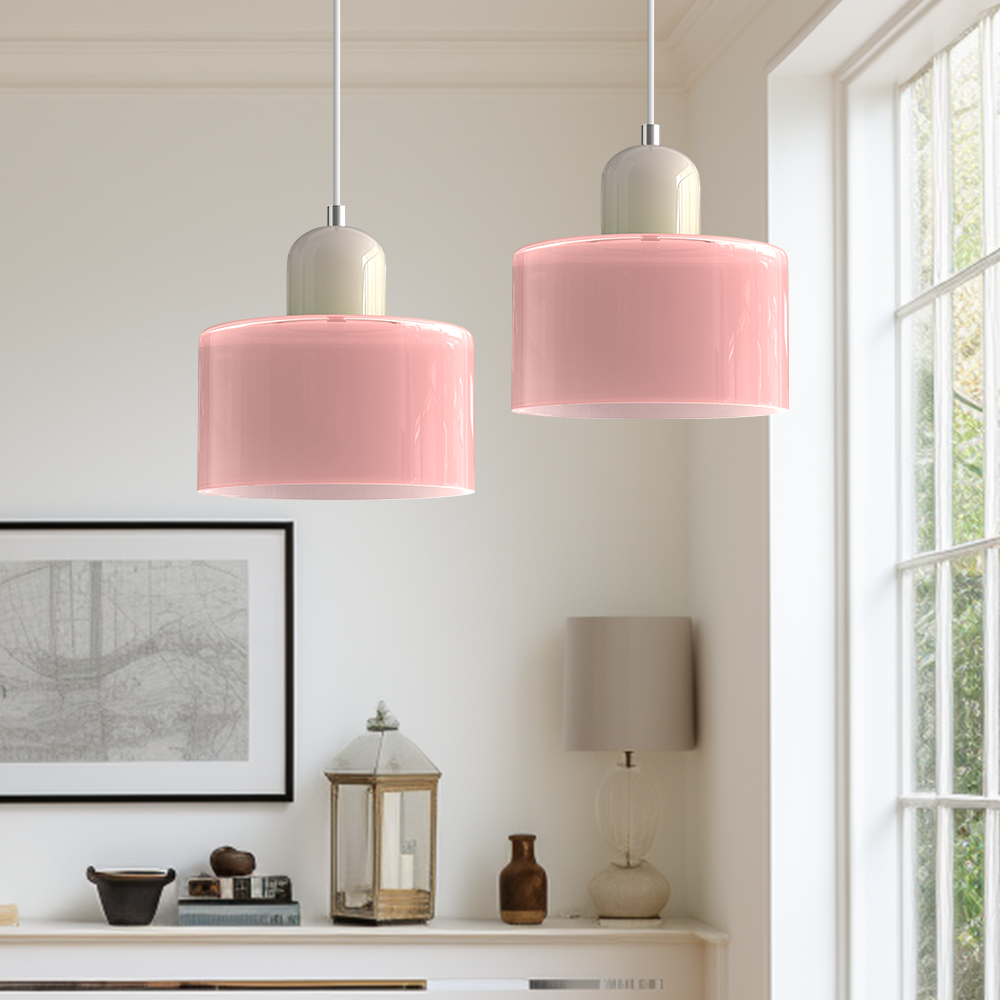 Halo Pendant Light Modern Glass For Kitchen Island Living Room