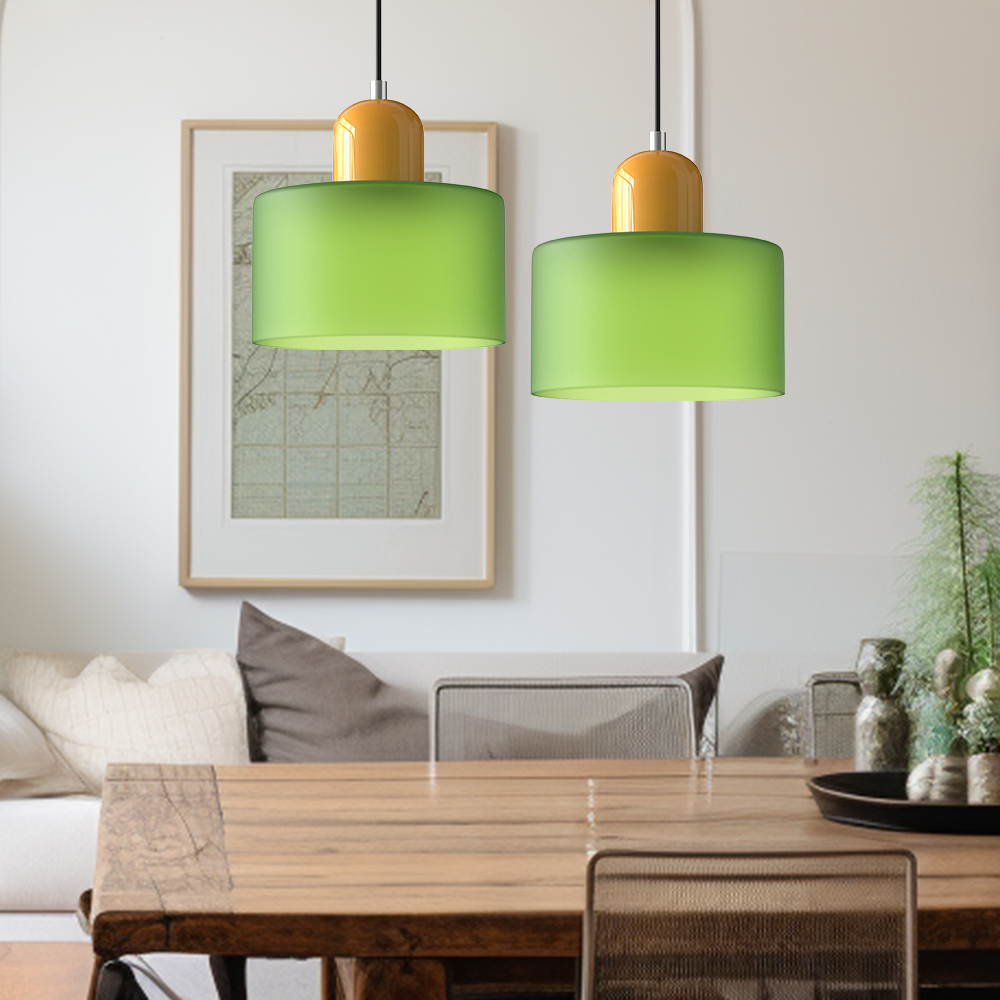 Halo Pendant Light Modern Glass For Kitchen Island Living Room