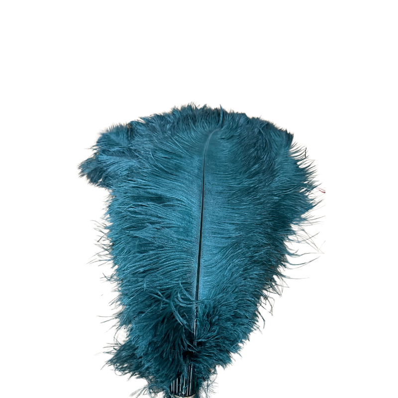 Yono Floor Table Lamp Ostrich Feathers Exclusive Nordic Luxury