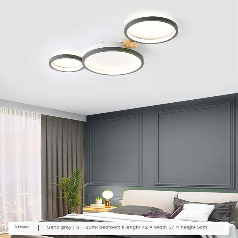 Soleil Flush Mount Ceiling Light Modern Round Bedroom Living Room