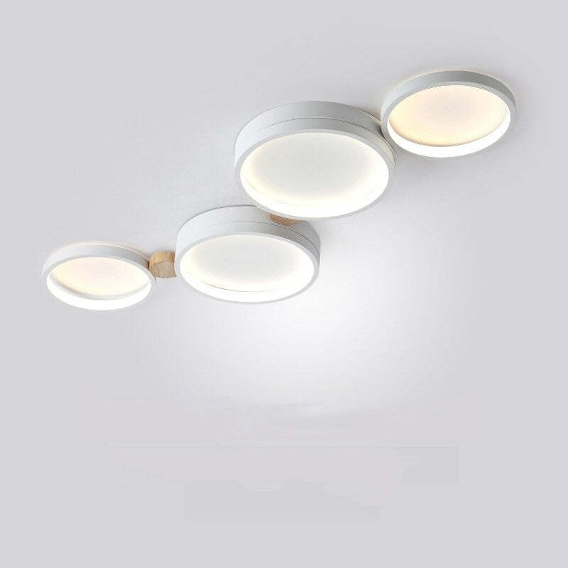 Soleil Flush Mount Ceiling Light Modern Round Bedroom Living Room