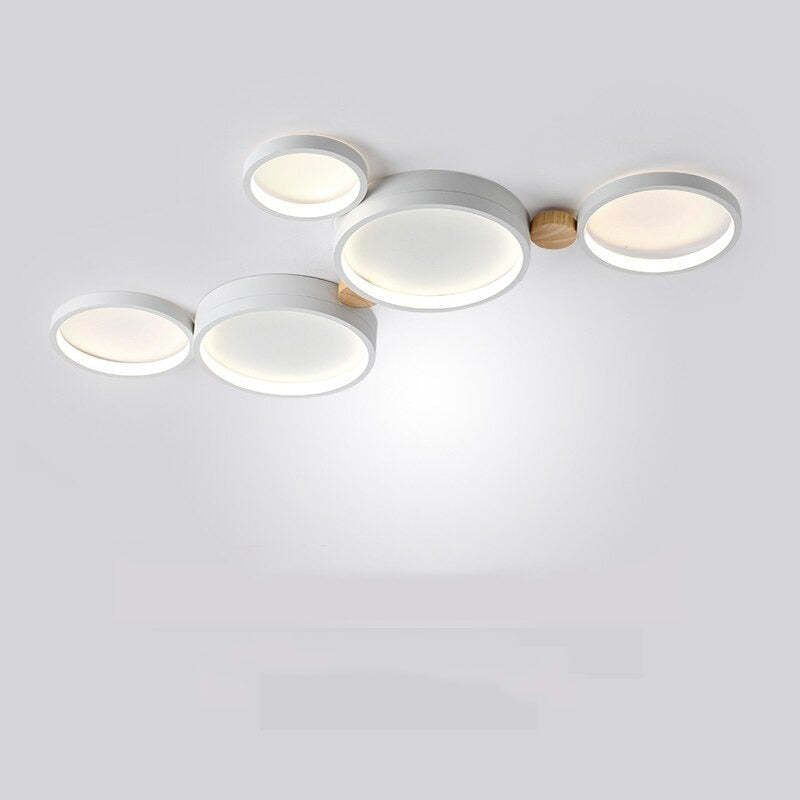 Soleil Flush Mount Ceiling Light Modern Round Bedroom Living Room