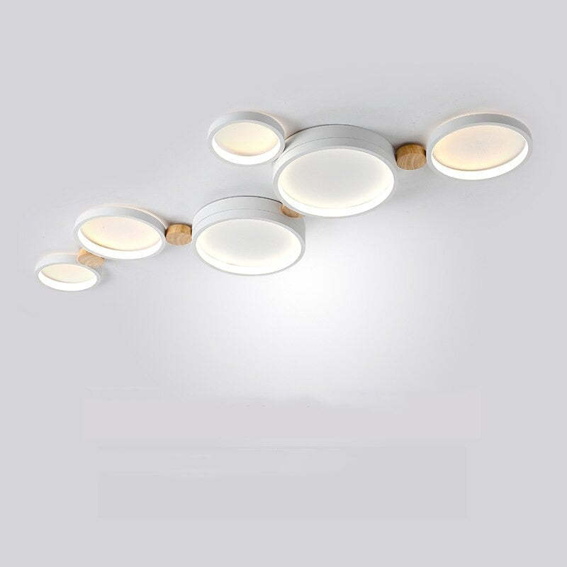 Soleil Flush Mount Ceiling Light Modern Round Bedroom Living Room