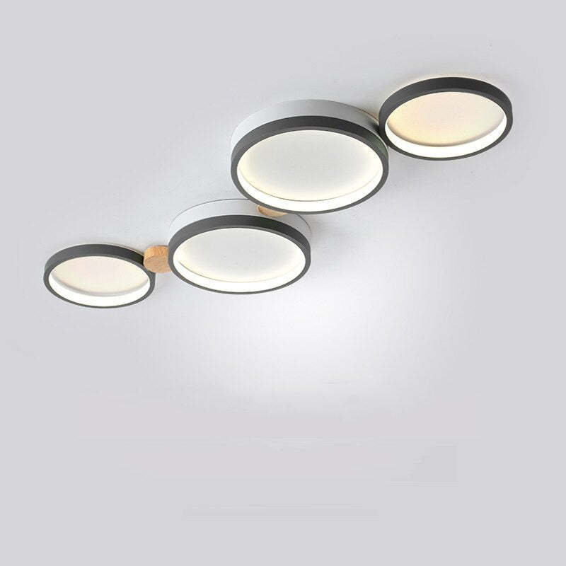 Soleil Flush Mount Ceiling Light Modern Round Bedroom Living Room