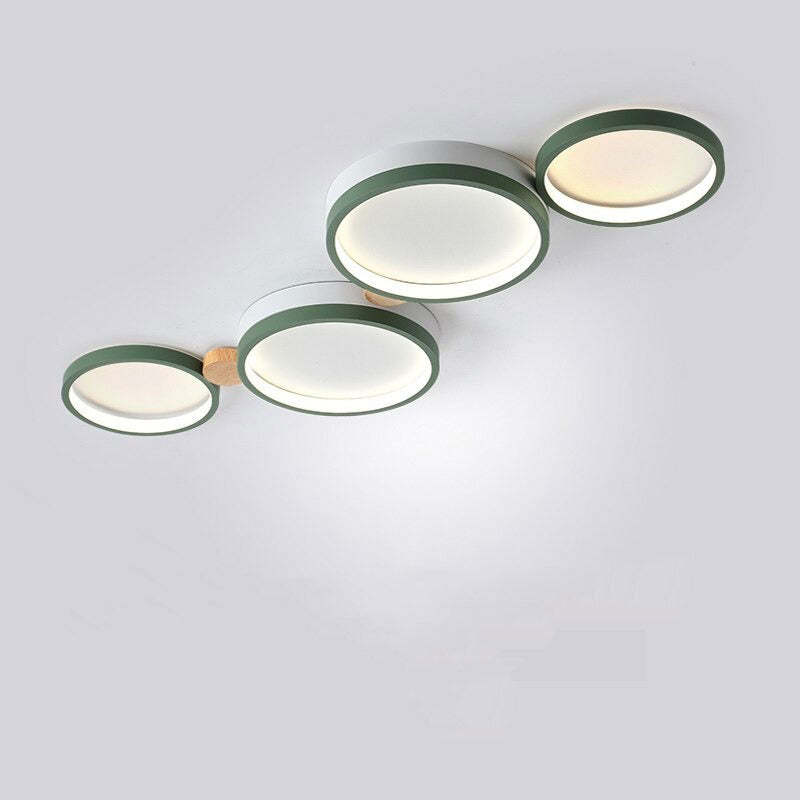 Soleil Flush Mount Ceiling Light Modern Round Bedroom Living Room