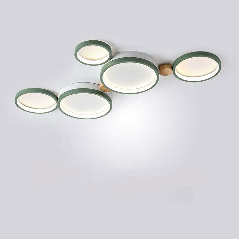 Soleil Flush Mount Ceiling Light Modern Round Bedroom Living Room