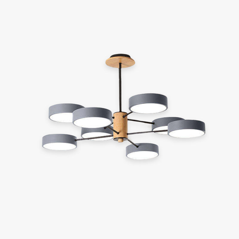 Soleil Flush Mount Ceiling Light Modern Round Bedroom Living Room