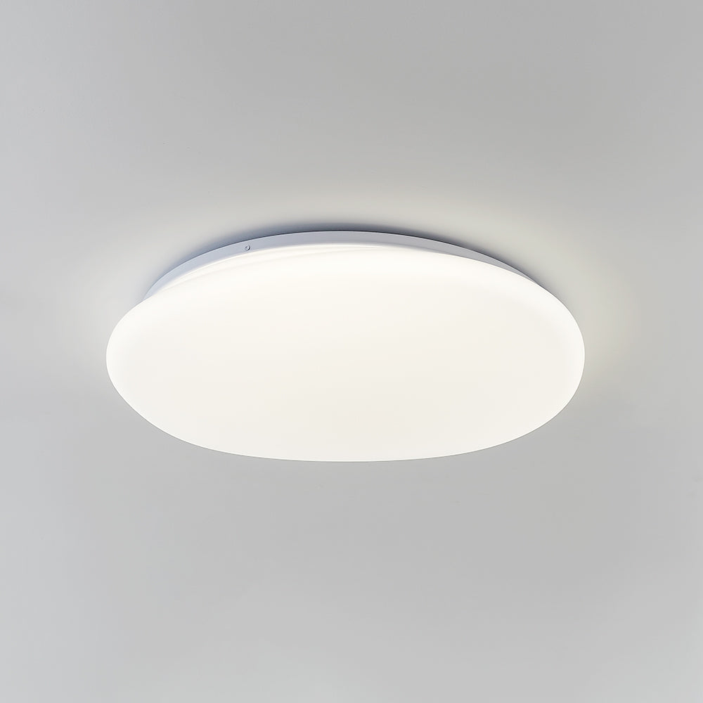Soleil Flush Mount Ceiling Light Modern Pebble Shape Bedroom Living Room