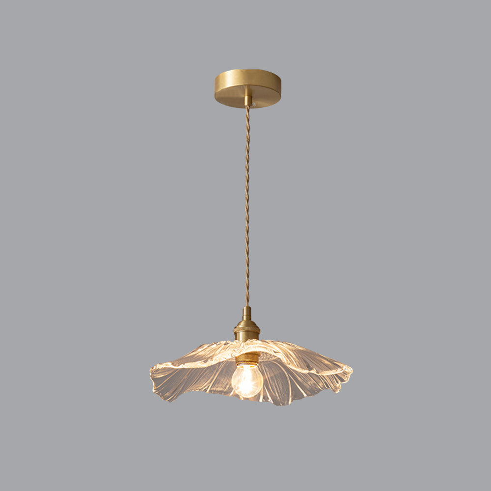 Nexa Ceiling Light Recessed Floral Glass Art Deco Living Room Dining Room