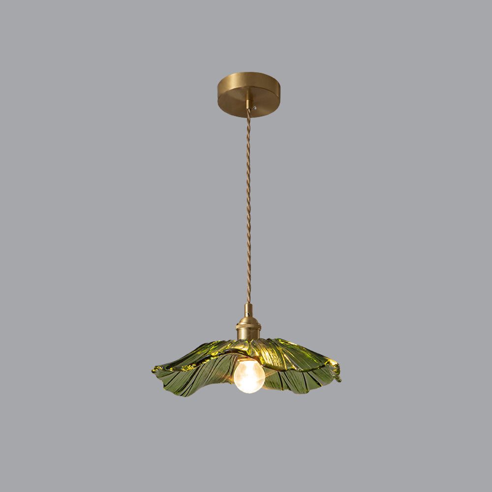 Nexa Ceiling Light Recessed Floral Glass Art Deco Living Room Dining Room