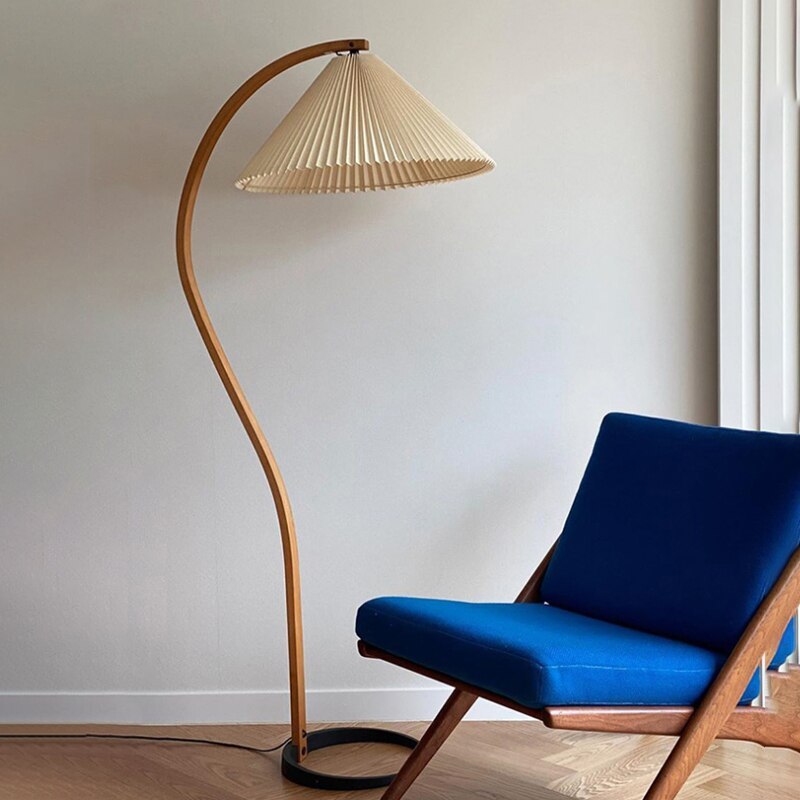 Nexa Floor Lamp Exclusive LED Wood Metal Living Room Bedroom