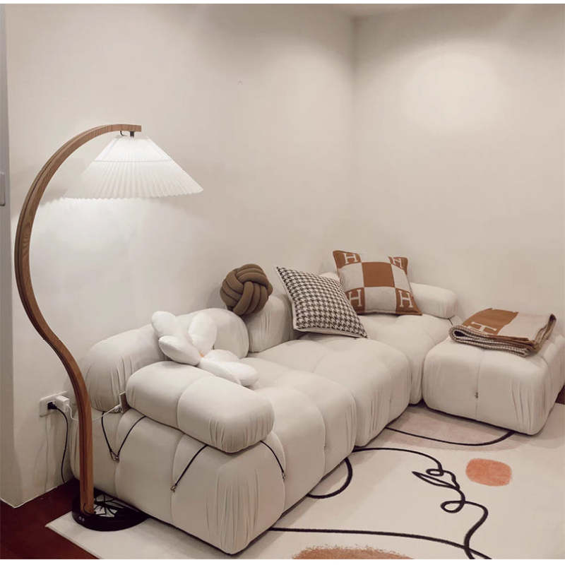 Nexa Floor Lamp Exclusive LED Wood Metal Living Room Bedroom