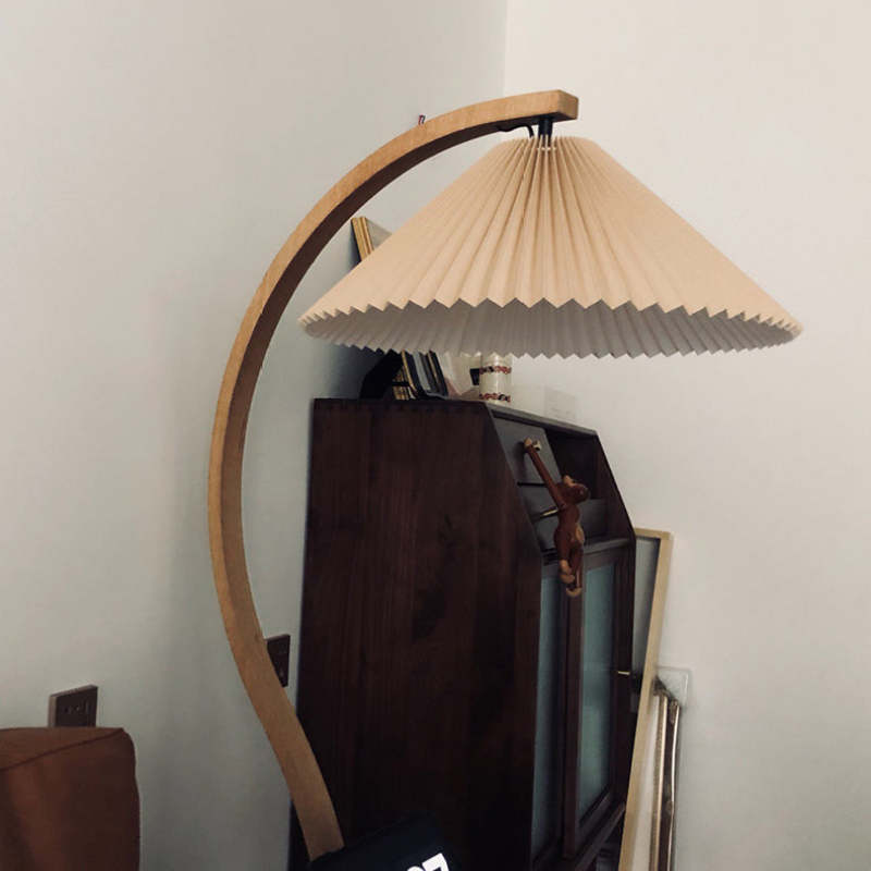 Nexa Floor Lamp Exclusive LED Wood Metal Living Room Bedroom