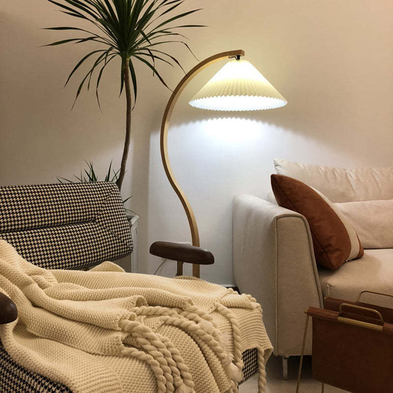 Nexa Floor Lamp Exclusive LED Wood Metal Living Room Bedroom