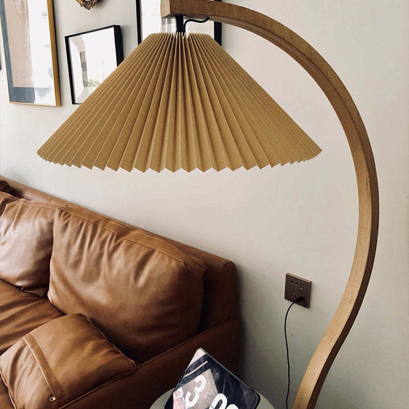 Nexa Floor Lamp Exclusive LED Wood Metal Living Room Bedroom