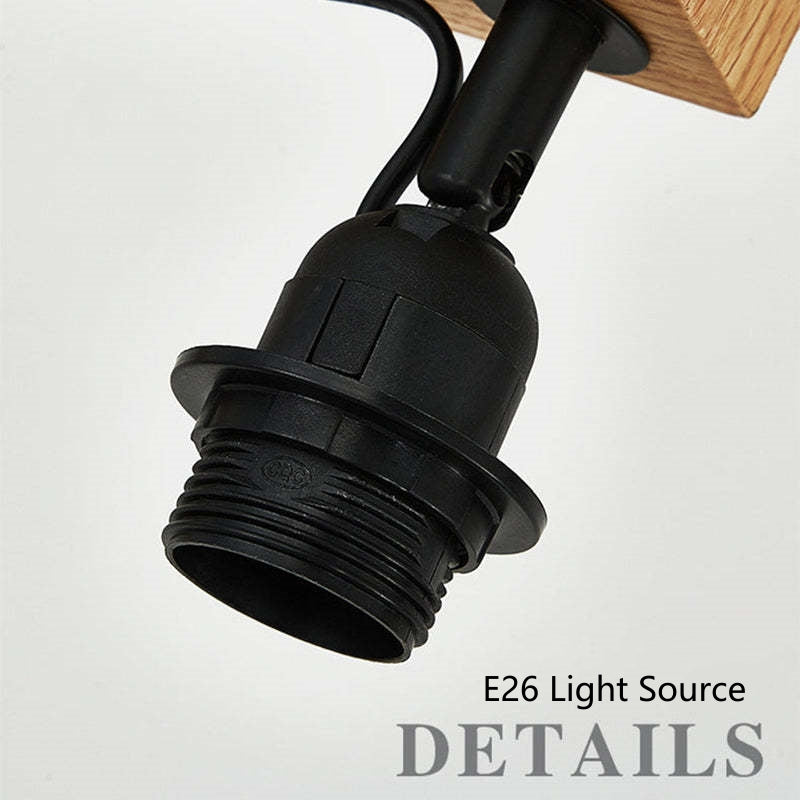 Nexa Floor Lamp Exclusive LED Wood Metal Living Room Bedroom