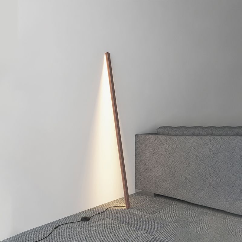 Elys Natural Wood Linear Minimalist Modern Living Room Bedroom