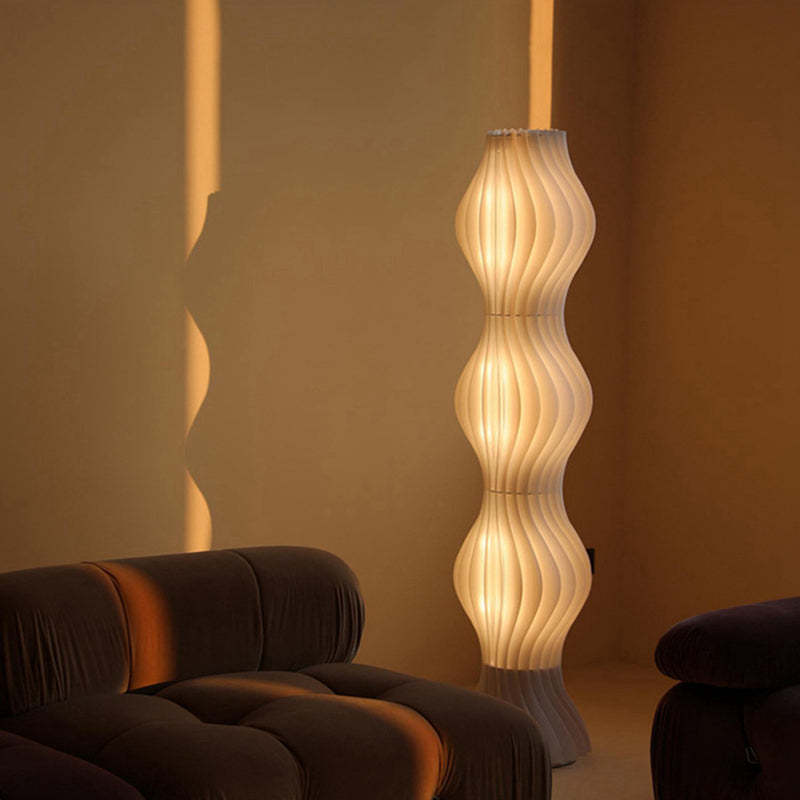 Nexa Lámpara de Pie Artística Plisada Artística Salón Comedor