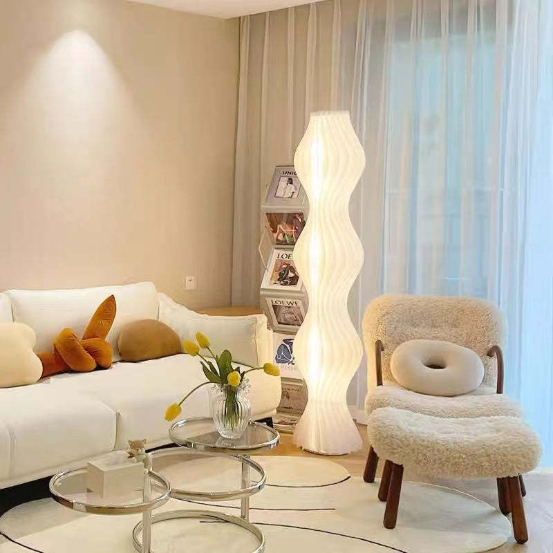 Nexa Lámpara de Pie Artística Plisada Artística Salón Comedor