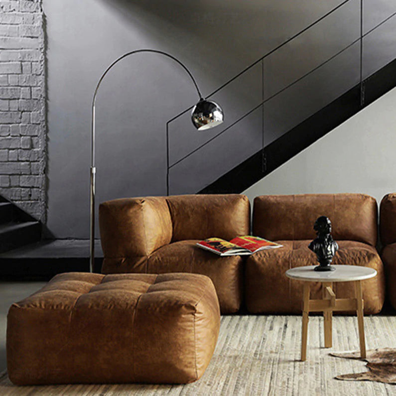 Halo Floor Lamp Modern Fishing 1 Light Arc Metal Living Room