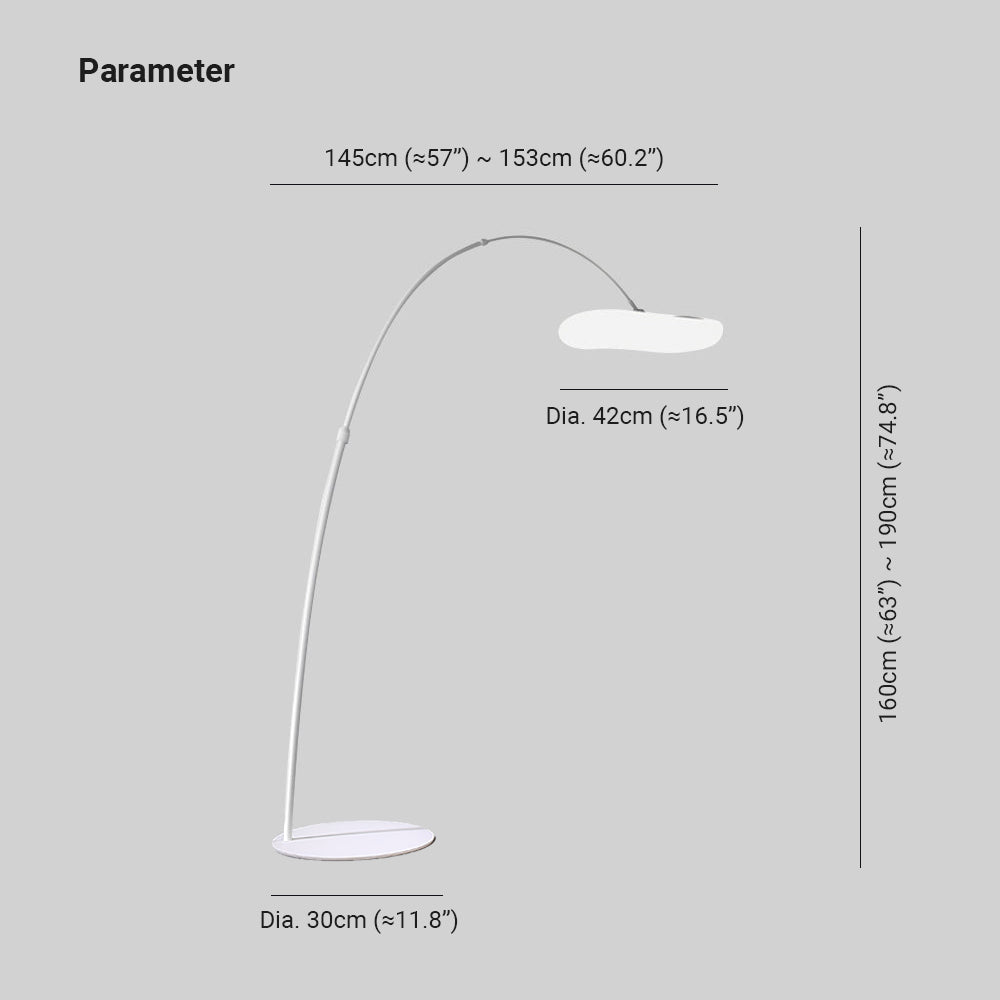 Elys Floor Lamp Modern Disign Metal Living Room Bedroom