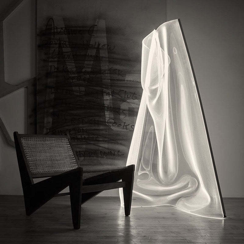 Zephyra Floor Lamp Modern LED Table Metal Acrylic Living Room