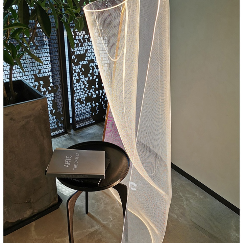 Zephyra Floor Lamp Modern LED Table Metal Acrylic Living Room