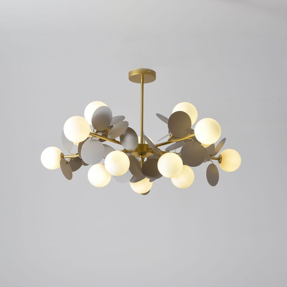 Halo Chandelier Multicoloured Flower Branch Living Room Dining Room