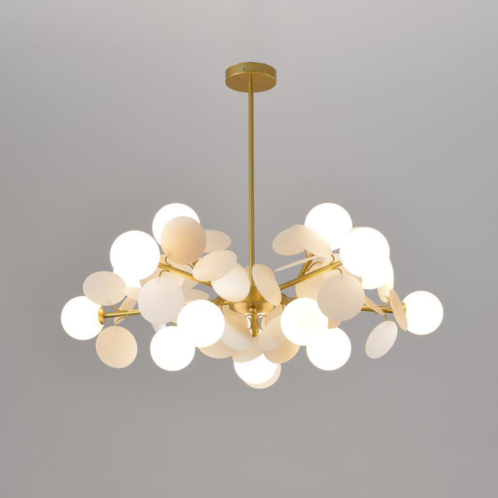 Halo Chandelier Multicoloured Flower Branch Living Room Dining Room