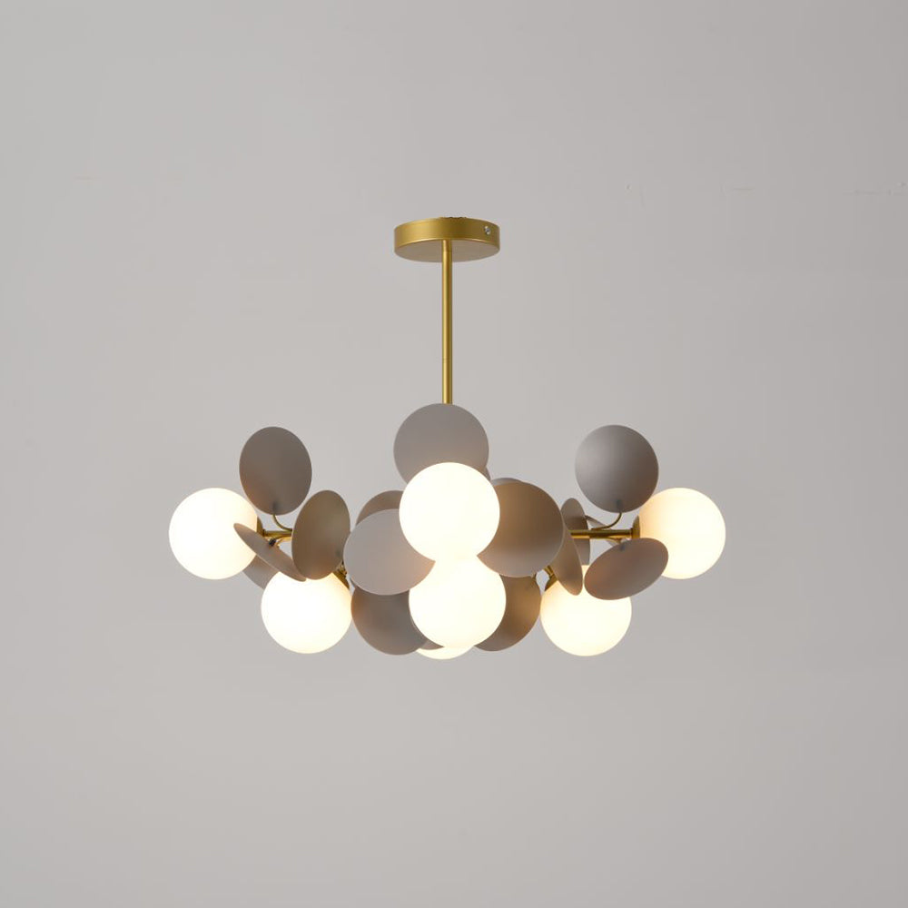 Halo Chandelier Multicoloured Flower Branch Living Room Dining Room