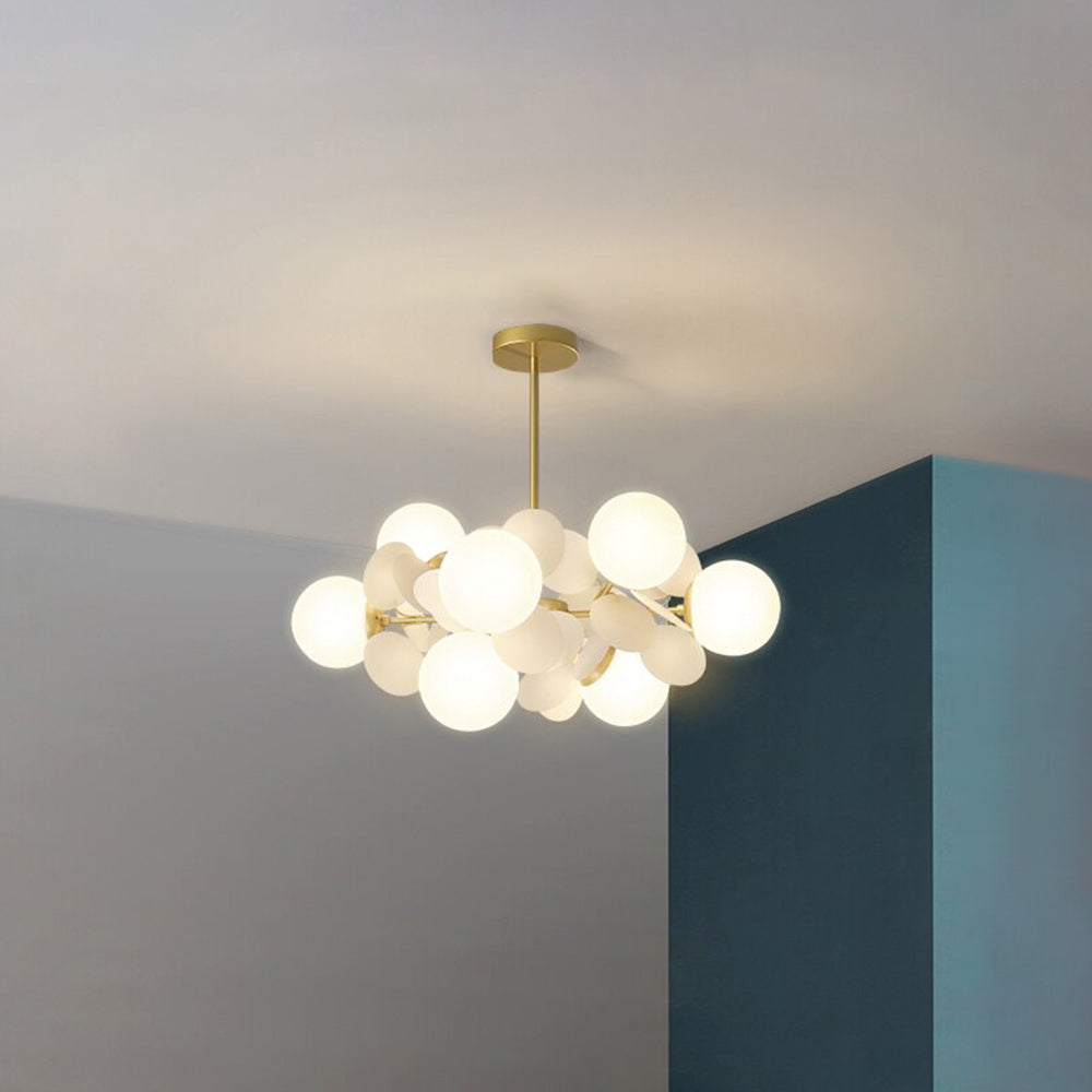 Halo Chandelier Multicoloured Flower Branch Living Room Dining Room
