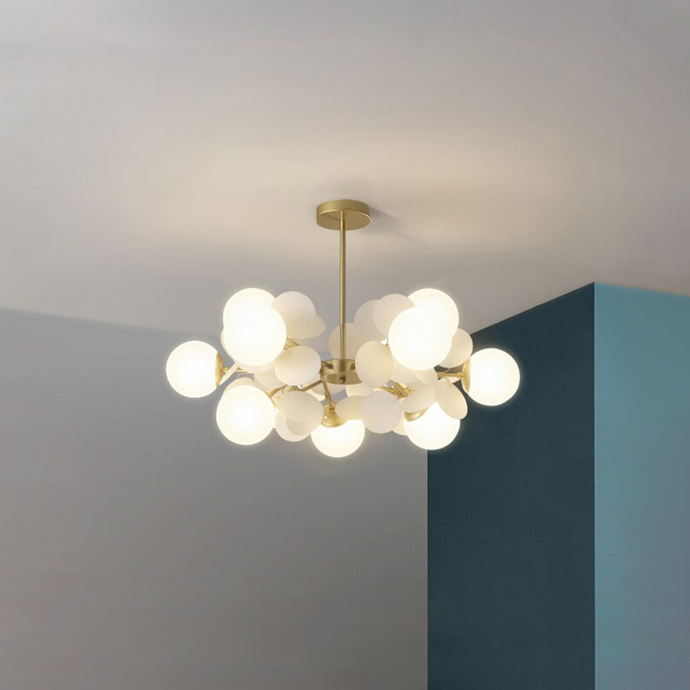 Halo Chandelier Multicoloured Flower Branch Living Room Dining Room