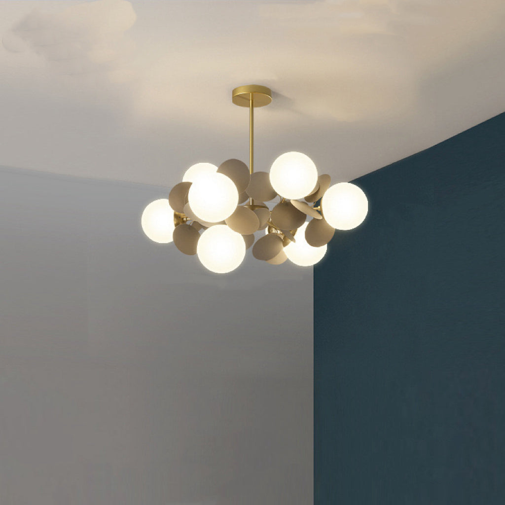 Halo Chandelier Multicoloured Flower Branch Living Room Dining Room