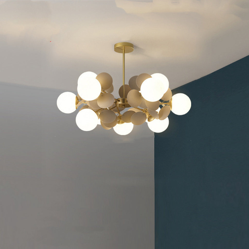 Halo Chandelier Multicoloured Flower Branch Living Room Dining Room