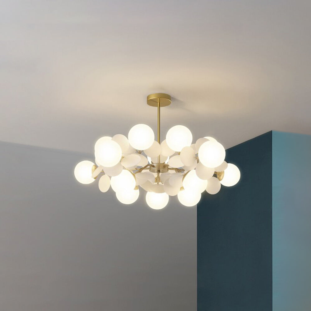 Halo Chandelier Multicoloured Flower Branch Living Room Dining Room