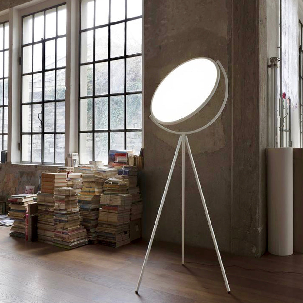 Nexa Floor Lamp Modern Minimalist Tripod Metal Projector Living Room