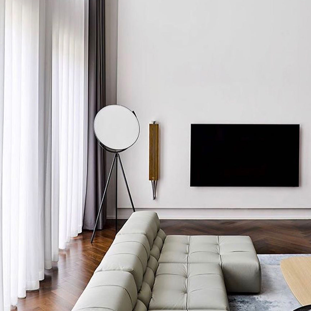 Nexa Floor Lamp Modern Minimalist Tripod Metal Projector Living Room