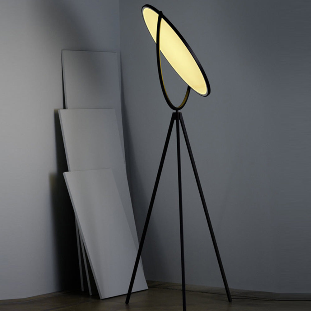 Nexa Floor Lamp Modern Minimalist Tripod Metal Projector Living Room