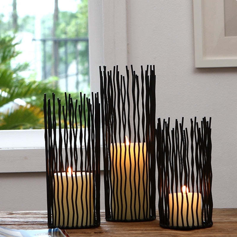 Yono Table Lamp Geometric Metal Living Room Dining Room