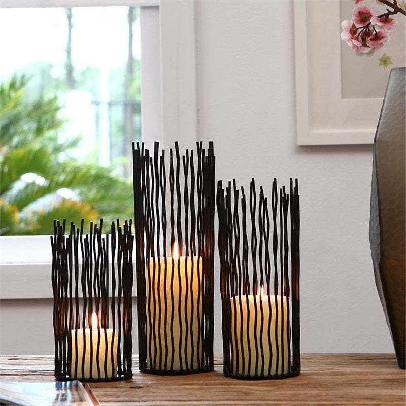 Yono Table Lamp Geometric Metal Living Room Dining Room