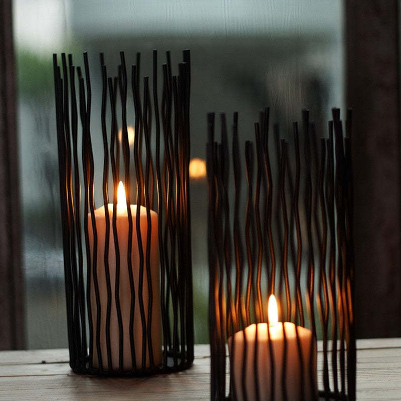 Yono Table Lamp Geometric Metal Living Room Dining Room
