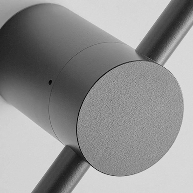Edge Wall Lamp Minimalist Swivelling Linear Outdoor Black Garden